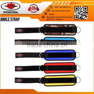 Multi Color New Style D Ring Ankle Strap Weight Lifting / Gym For Men Womens