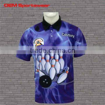 New Design Bowling Sport Polo t Shirts photo-2