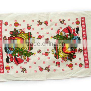 100% cotton Christmas velour kitchen towel