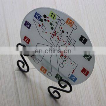 Tempered Glass Clock With Sublimation Coating photo-5