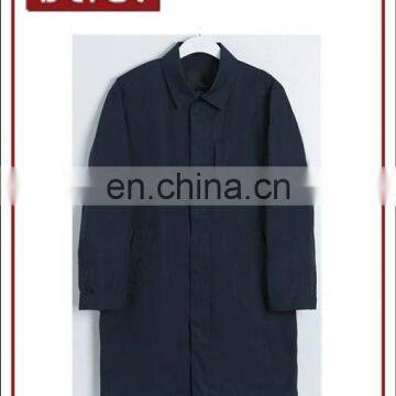 Classic Wind Resistant Casual Men Long Coat Model