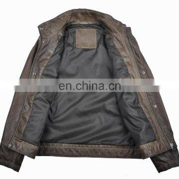 2016 Manufacture Latest Fashion Mens PU Jacket photo-2