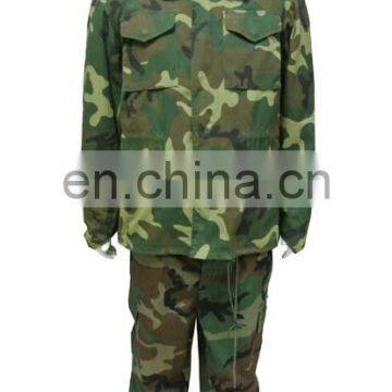 Camouflage military uniform combat tactical army jacket 100% cotton ripstop