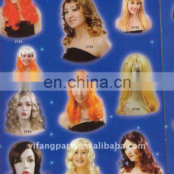 Party Wigs in Different Styles in Stock