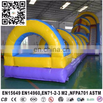 Super Splash giant Inflatable Water Slide With Slip and slide for kids adults