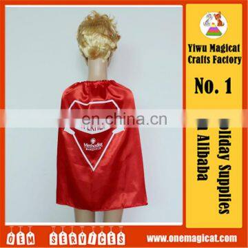 Factory Wholesale Youth superhero capes Child satin capes Unisex party superman capes