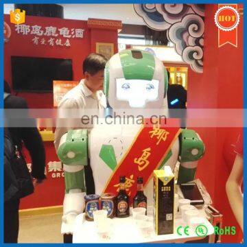 155cm Delivery Meals Service Guest Intelligent Humanoid Restaurant Robot Waiter