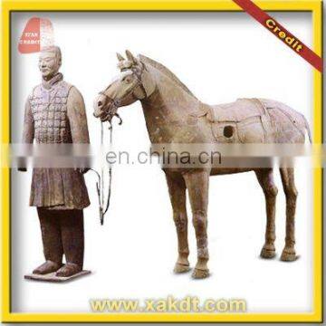 Chinese Ancient Statue Xian Terracotta Soldier for Garden Decoration BMY-1237