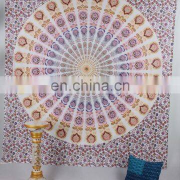 Indian Queen Wall Hanging Tie & Dye Mandala TapestryThrow Hippie Bohemian Decor Boho Art Bedspread