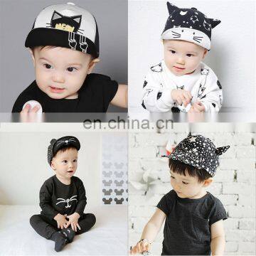 Wholesale New Style Cute Cartoon Neutral Cotton Snapback Bassball Cap Baby Hat photo-2