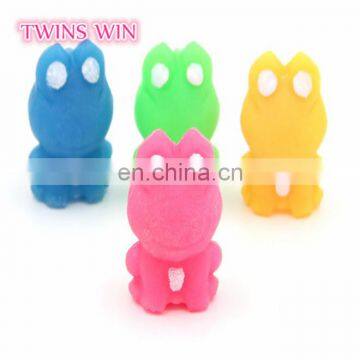 China yiwu factory High quality custom printed kids fashion cute animal shaped mini glowing erasers promotional