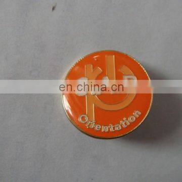 Flower Shaped Badge/ Emblem / Metal Lapel Pin Hard Enamel photo-4