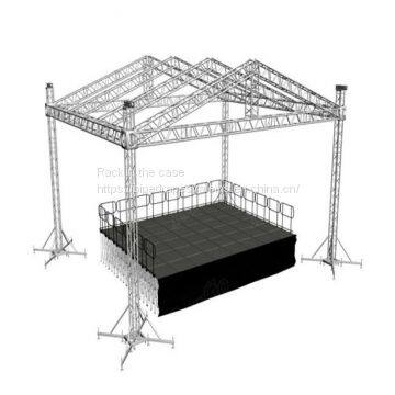 Adjustable riser movable lightweight portable performance stages