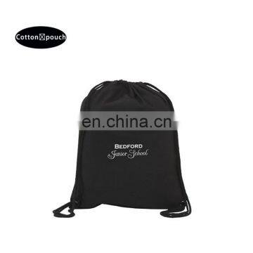 balck T shirt bag gift packing cotton pouch