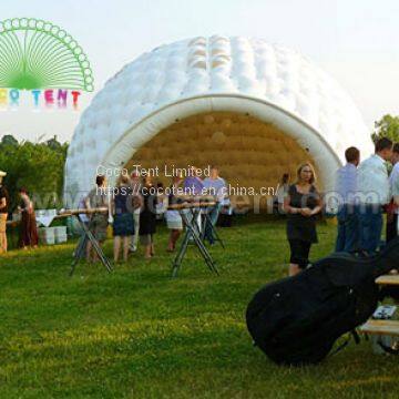 White Inflatable Event Domes Party Tent with Windows