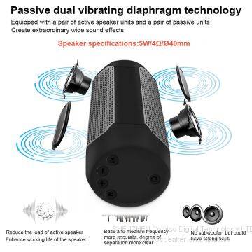 Comiso Bluetooth Wireless Speakers Waterproof IPX5 HD Enhanced Bass Outdoor Portable With Mic FM AUX TF Card for IPhone Andriod photo-3