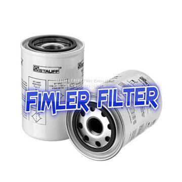 Stauff Filter SFC-3610E, SF6511, SF6520, SF6521, SF6549, SF6610, SF6611, SF6620, SF6621, SF6630