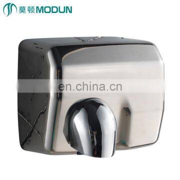 MODUN Factory 304 Stainless Steel Automatic Sensor High Speed Hand Dryer For Restrooms