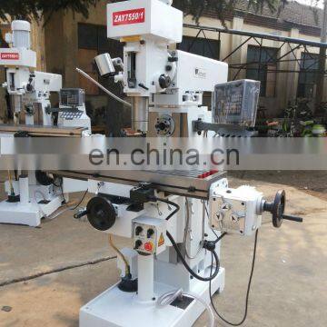Universal Milling Machine ZX7550ZW With Vertical Spindle Auto-feeding photo-3