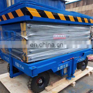 7LSJY Shandong SevenLift 400kg Hydraulic Personal Electric Pneumatic Scissor Man Lift Price photo-5