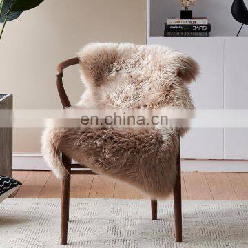 Household modern bedroom long pile shaggy plush fur sheepskin faux fur rug