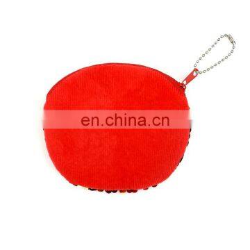 Fancy Baby Girl Blue Sequin Kids Change Purse With Zipper Baby Girl Wallet Heart Shape Purse Frame photo-3