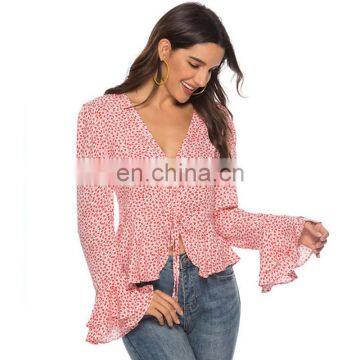 New fashion design corset lady blouse