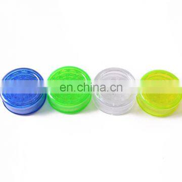 Wholesale 60mm3 Layer Acrylic Material Plastic Smoke Grinder photo-4
