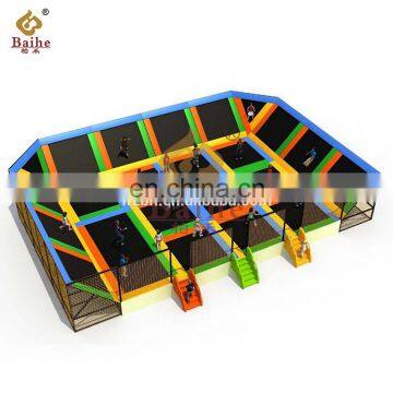 Baihe top quality trampoline park equipment trampoline for kids