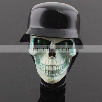 Universal Car Truck Accessories Manual Stick Gear Shift Knob Skull Hat Lever Shifter
