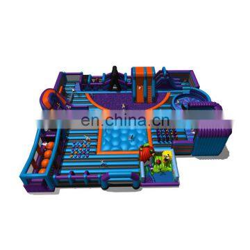 Inflatable Indoor Theme Park Obstacle Slide Castle Bouncer Combo Equipment Giant Fun City Amusement Parks Kids and Adults photo-4