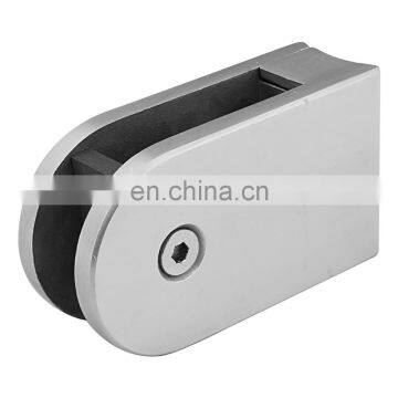Wholesale Shower Door Balustrades 304 Zinc Alloy Stainless Steel Glass Clamp Post Clip photo-2