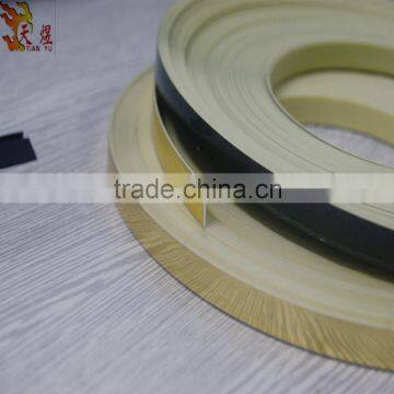 pvc furniture banding for particle board wood grain pvc edging