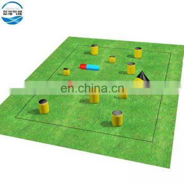 Used inflatable paintball air bunkers laser tag wall for archery inflatable game,cheap paintball bunkers for rental