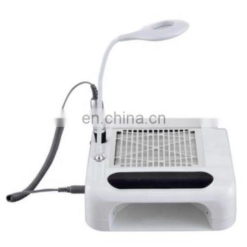 6 In 1 Combine Function Adjustable Speed Electric Nail Salon Dust Collector for Nail Art Cleaning