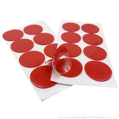 Good Quality Factory Directly 3 m Double Side Round Sticker Die Cut Adhesive Tape photo-3