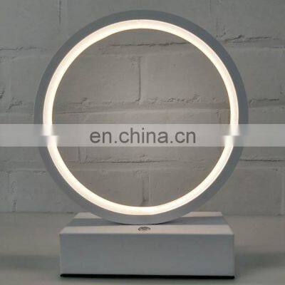 2020 Amazon Hot Sales Art Round Lamp Portable Eye Protection Wireless Rechargeable Study Lamp for Bedroom Decorations photo-5