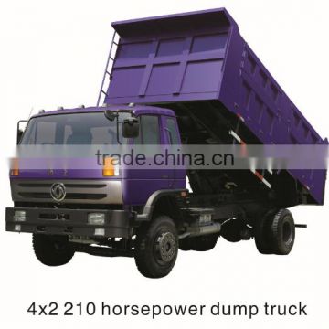 4x2 210 horsepower dump truck