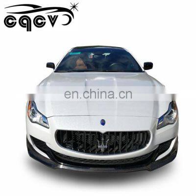 Factory price front rear lip body kit for Maserati Quattroporte auto tuning LP style CF