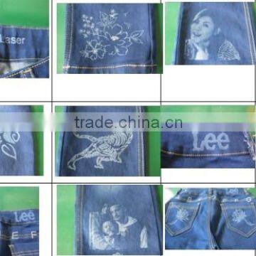 3 Axis Dynamic Galvo Rofin Metal Tube Printing Denim Jeans Laser Engraving Machine With CE SGS photo-2