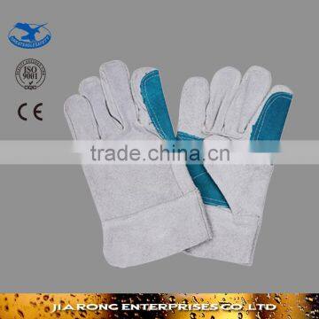 Impact Resistant Gloves Finger Protection Double Palm Leather Gloves LG047