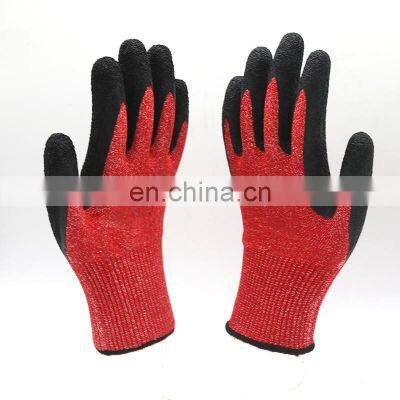 Customized Protective Latex Coated Anti-Cut Anti-Slip Work Safety Gloves