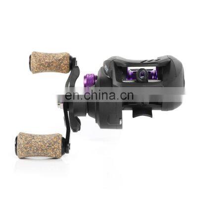Baitcasting Reel 6.5:1 High Speed 7KG Max Drag Fishing Reel Drag Reel Metal Spool Cork Knob