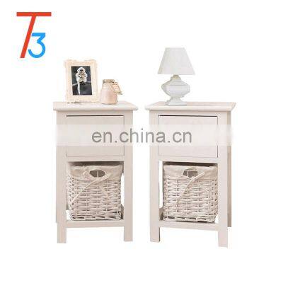 white modern wood bedside table bedroom cabinet and drawers