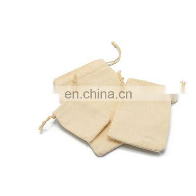 Factory Direct Supply Linen Ivory Packaging Bags For Jewelry photo-2