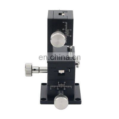 LWD4040 XYZ 40x40mm Trimming Platform Dovetail Manual Sliding Table For CCD Position Lab Optical photo-3