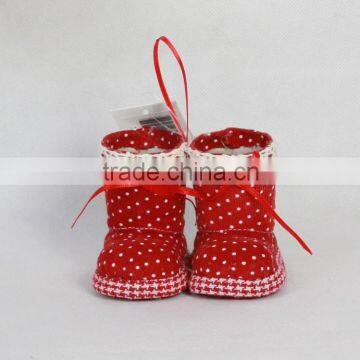 2015 hanging christmas boots decoration for tree