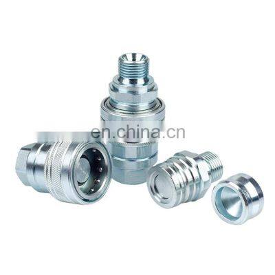 Breakaway coupling for hydraulic brakes 20Mpa Flat Face Valve Fuel Hydraulic Quick Connector