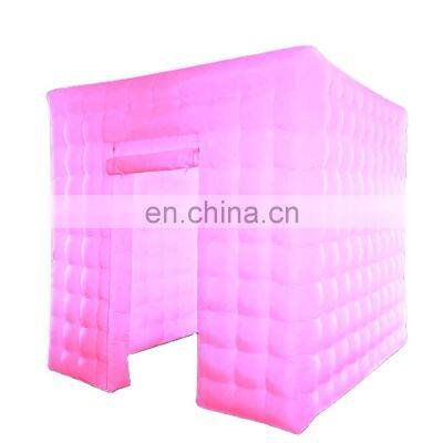 Factory Stock Inflatable Cube Tent Lighting Inflatable Photo Booth With LED