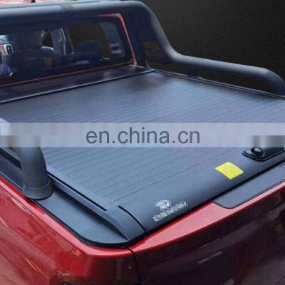 HFTM high quality Aluminum alloy pickup retractable tonneau cover for GWM POER Great wall pao hard folding pickup accessories